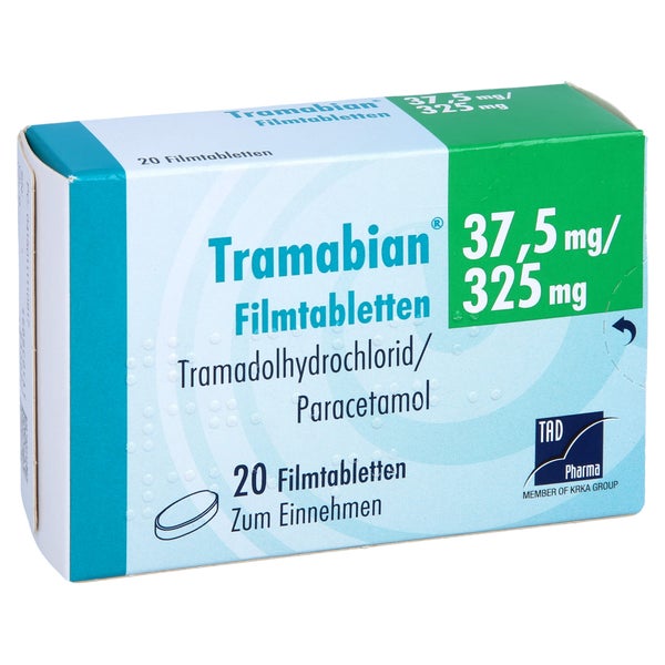 Tramabian 37,5 Mg/325 mg Filmtabletten 20 St