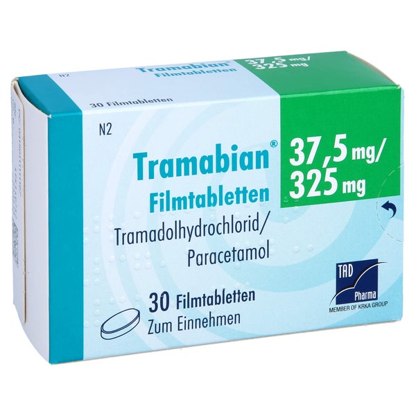Tramabian 37,5 Mg/325 mg Filmtabletten 30 St