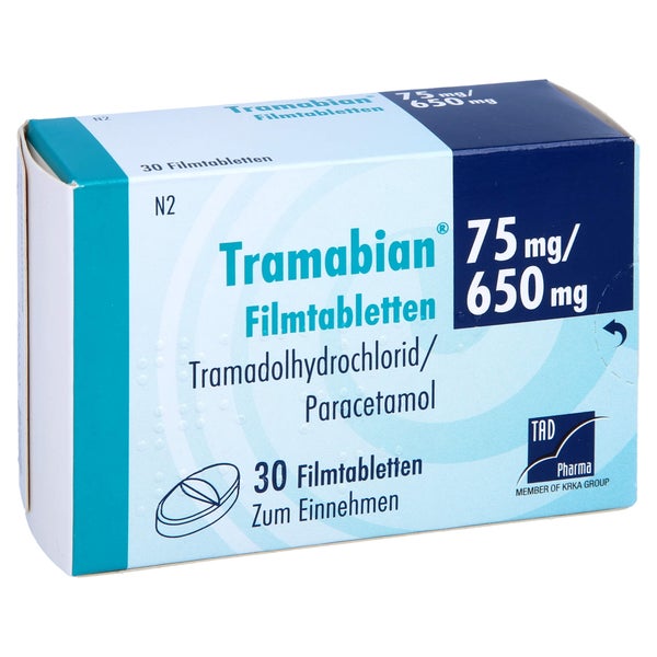 Tramabian 75 Mg/650 mg Filmtabletten 30 St