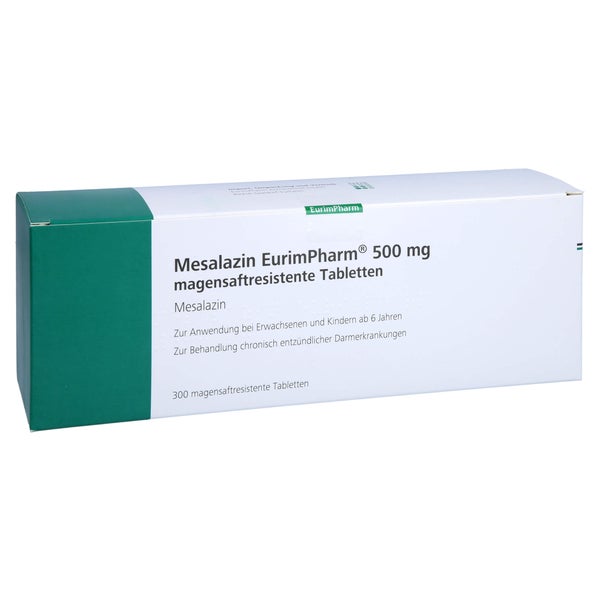 MESALAZIN EurimPharm 500 mg magensaftres.Tabletten 300 St