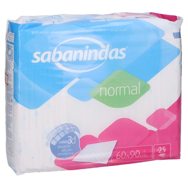 Sabanindas Normal Bettschutzeinlage 60x9 6X25 St