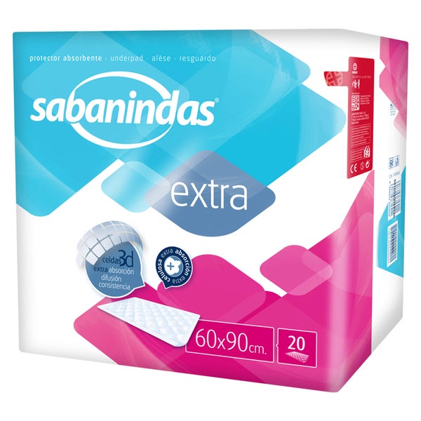 Sabanindas Extra Bettschutzeinlage 60x90 6X20 St