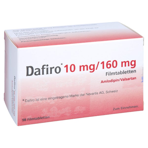 Dafiro 10 Mg/160 mg Filmtabletten 98 St
