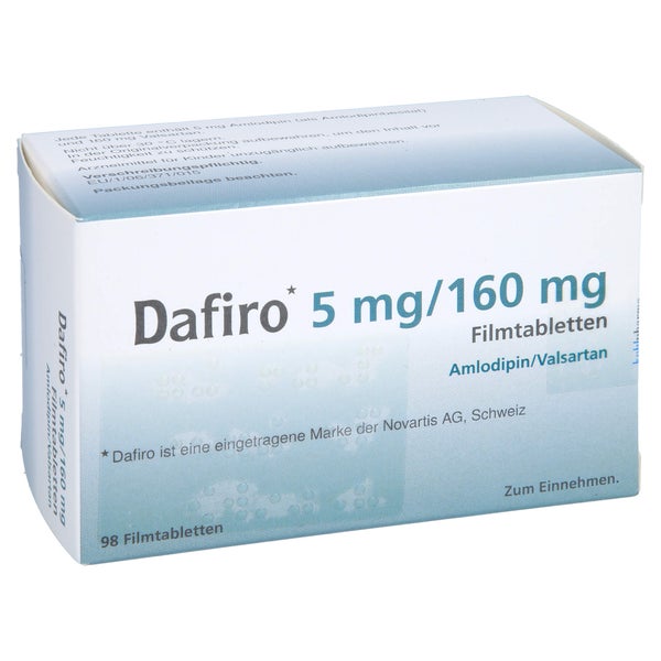 Dafiro 5 Mg/160 mg Filmtabletten 98 St