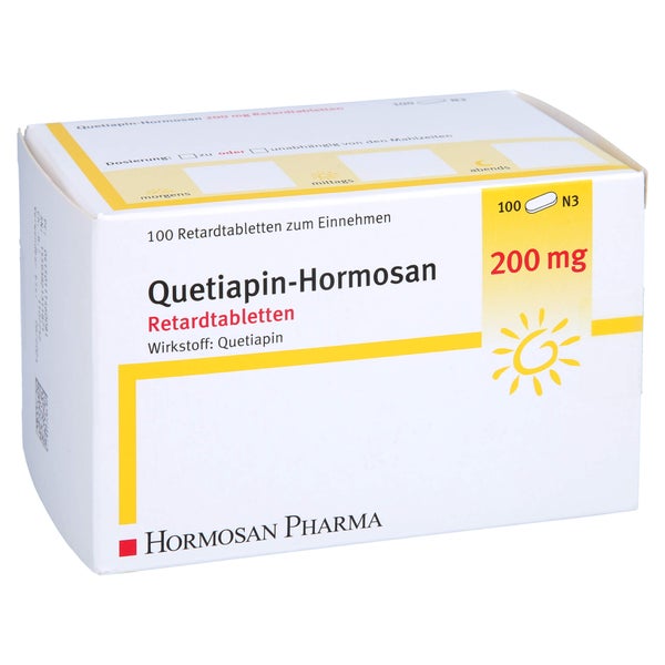 QUETIAPIN Hormosan 200 mg Retardtabletten 100 St
