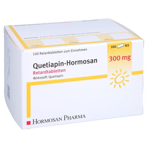 QUETIAPIN Hormosan 300 mg Retardtabletten 100 St