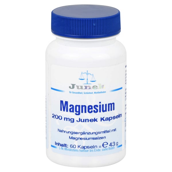 Magnesium 200 mg Junek Kapseln 60 St