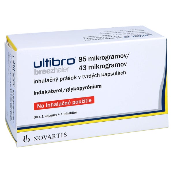 ULTIBRO Breezhaler 85 µg/43 µg Hartk.m.Plv.z.Inh. 30 St