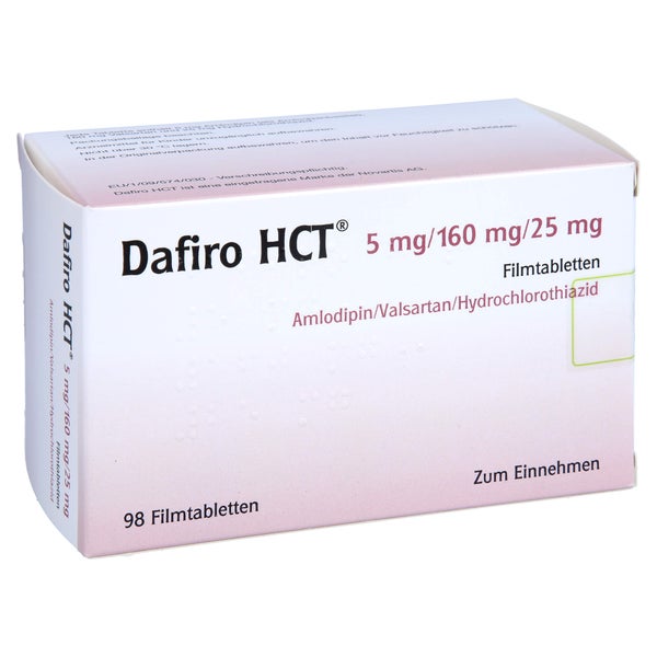 DAFIRO HCT 5 mg/160 mg/25 mg Filmtabletten 98 St