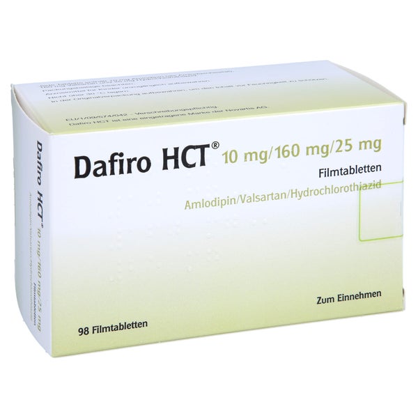 DAFIRO HCT 10 mg/160 mg/25 mg Filmtabletten 98 St