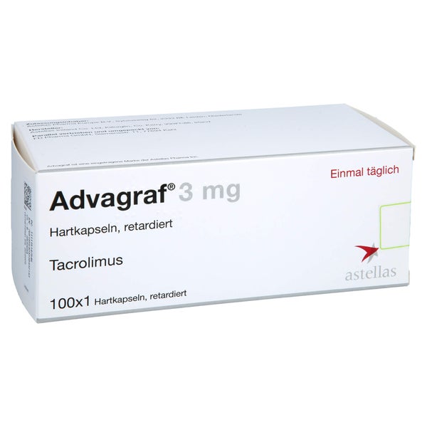 Advagraf 3 mg Hartkapseln retardiert 100 St
