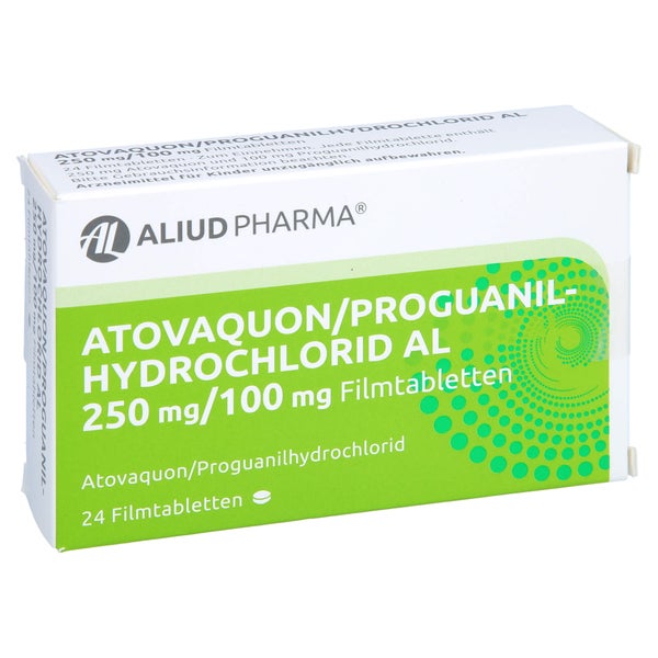 ATOVAQUON/Proguanilhydrochlorid AL 250mg/100mg FTA 24 St