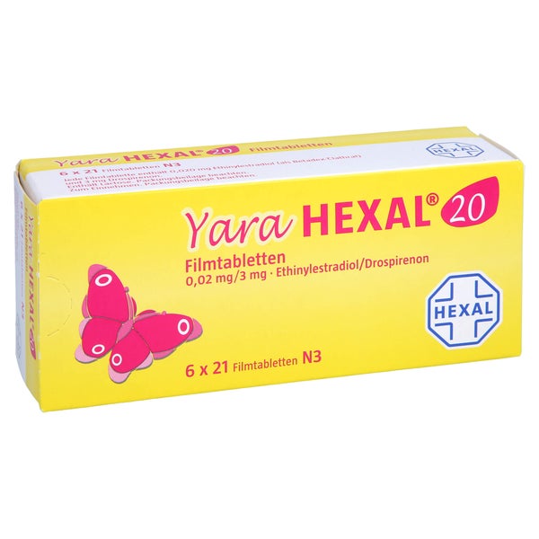 YARA HEXAL 20 0,02 mg/3 mg Filmtabletten 6X21 St