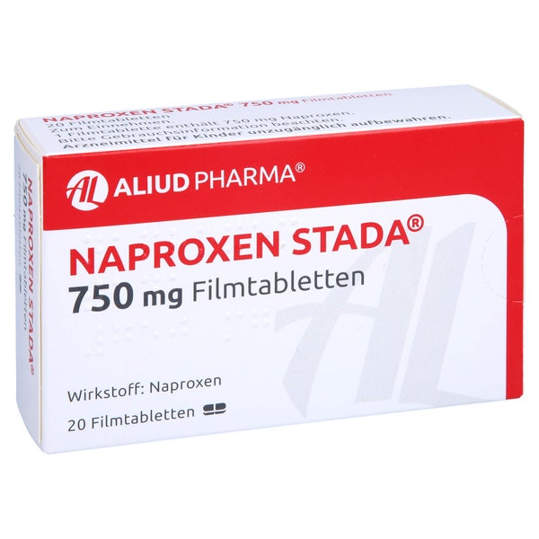 NAPROXEN STADA 750 mg Filmtabletten ALIUD 20 St