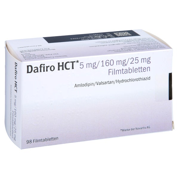 DAFIRO HCT 5 mg/160 mg/25 mg Filmtabletten 98 St