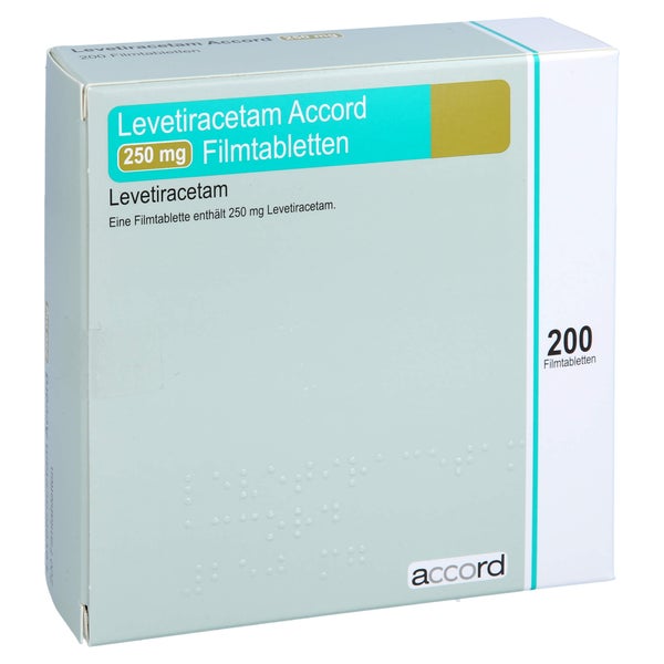 LEVETIRACETAM Accord 250 mg Filmtabletten 200 St