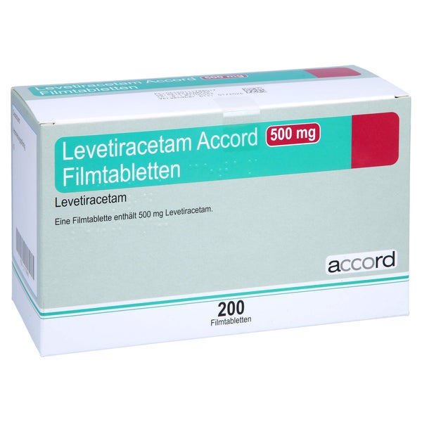 LEVETIRACETAM Accord 500 mg Filmtabletten 200 St