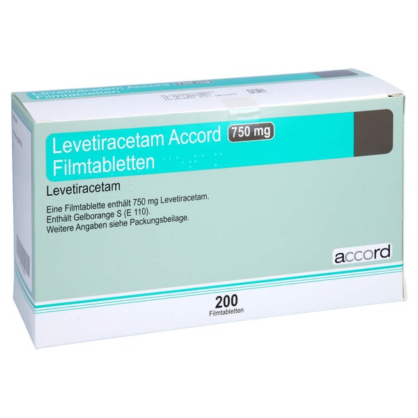 LEVETIRACETAM Accord 750 mg Filmtabletten 200 St