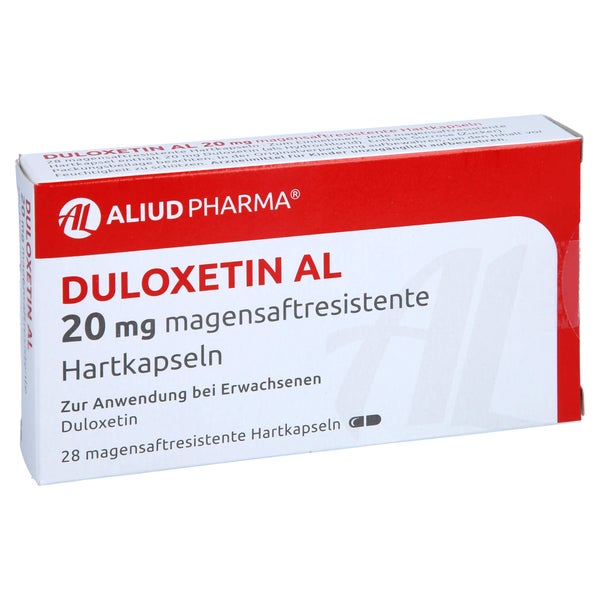 DULOXETIN AL 20 mg magensaftresistente Hartkapseln 28 St