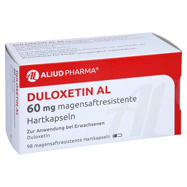 DULOXETIN AL 60 mg magensaftresistente Hartkapseln 98 St