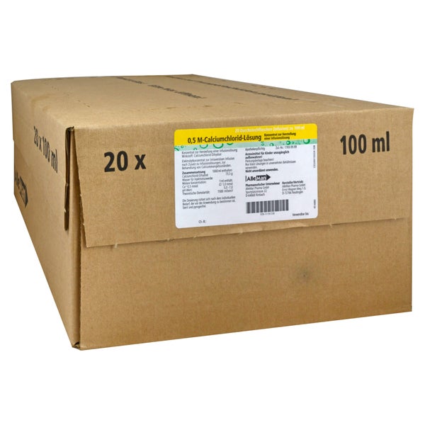 0,5 M-calciumchlorid-lösung Deltamedica 20X100 ml