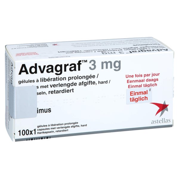 Advagraf 3 mg Hartkapseln retardiert B 100 St