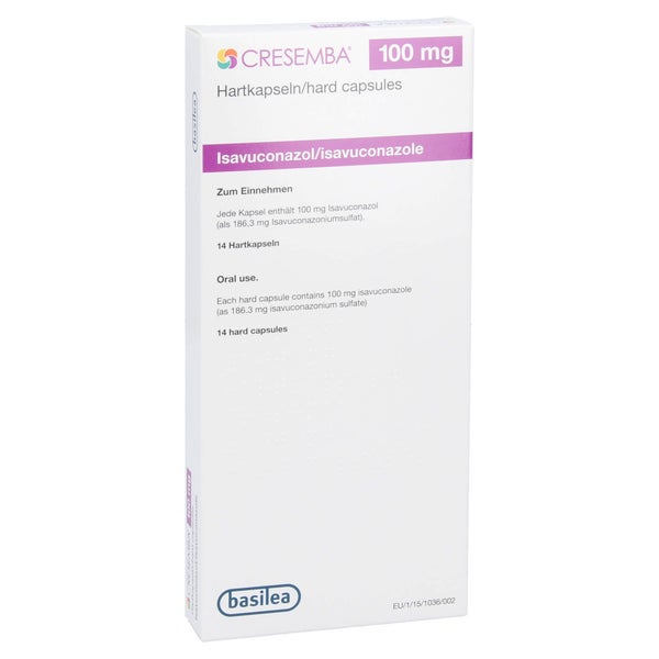 Cresemba 100 mg Hartkapseln 14 St