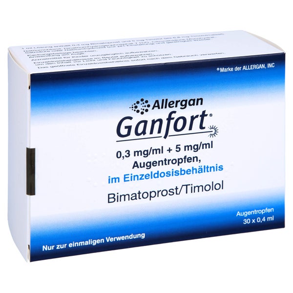 GANFORT 0,3 mg/ml + 5 mg/ml AT im Einzeldosisbeh. 30X0,4 ml