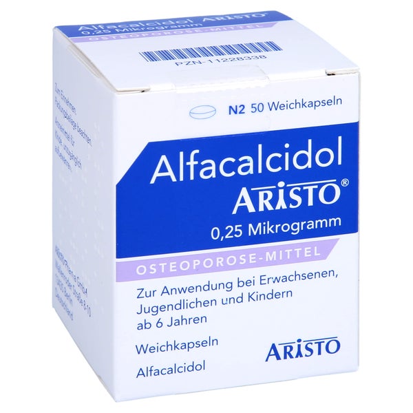 ALFACALCIDOL Aristo 0,25 Mikrogramm Weichkapseln 50 St