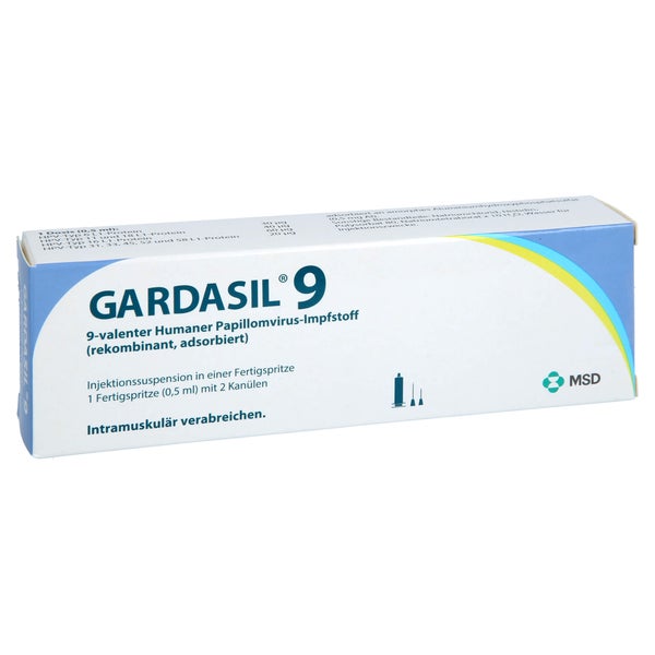 Gardasil 9 Inj.-sus.i.e.fertigspritze 1 St