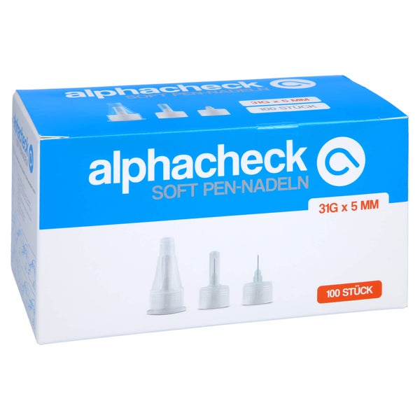 Alphacheck soft Pen-nadeln 31 Gx5 mm 100 St