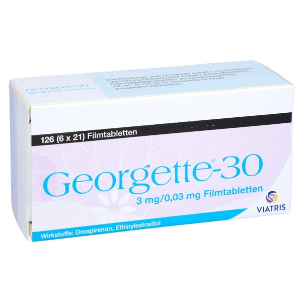 Georgette-30 3 Mg/0,03 mg Filmtabletten 126 St