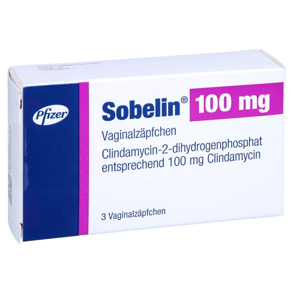 Sobelin 100 mg Vaginalzäpfchen 3 St