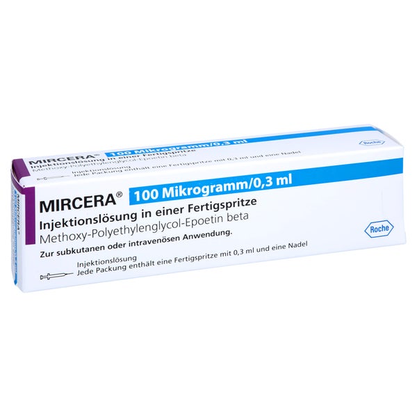 MIRCERA 100 Mikrogramm/0,3 ml Inj.-Lsg.i.e.F.-Sp. 1 St