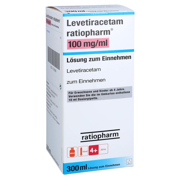 LEVETIRACETAM-ratio.100 mg/ml L.z.E.10ml Dos.Spr. 300 ml
