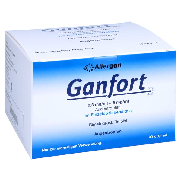 GANFORT 0,3 mg/ml + 5 mg/ml AT im Einzeldosisbeh. 90X0,4 ml