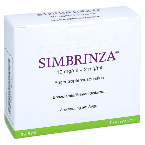 SIMBRINZA 10 mg/ml + 2 mg/ml Augentropfensusp. 3X5 ml