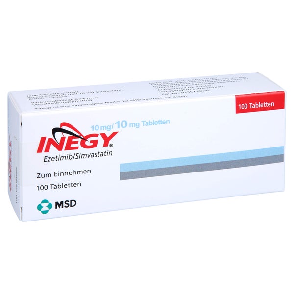 Inegy 10 Mg/10 mg Tabletten 100 St