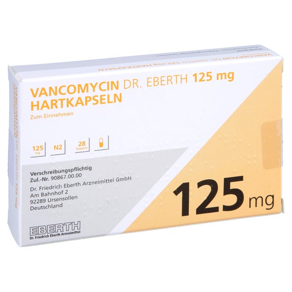 Vancomycin Dr.eberth 125 mg Hartkapseln 28 St