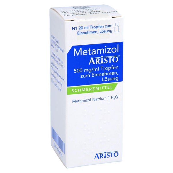 METAMIZOL Aristo 500 mg/ml Tropfen z.Einn.Lösung 20 ml