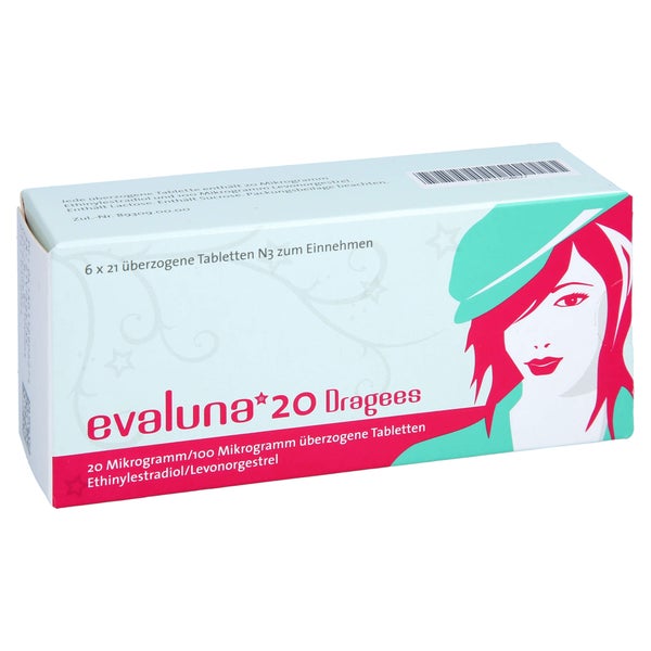 Evaluna 20 Dragees 6X21 St