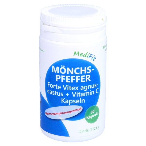 Mönchspfeffer Forte+vitamin C Kapseln Me 60 St