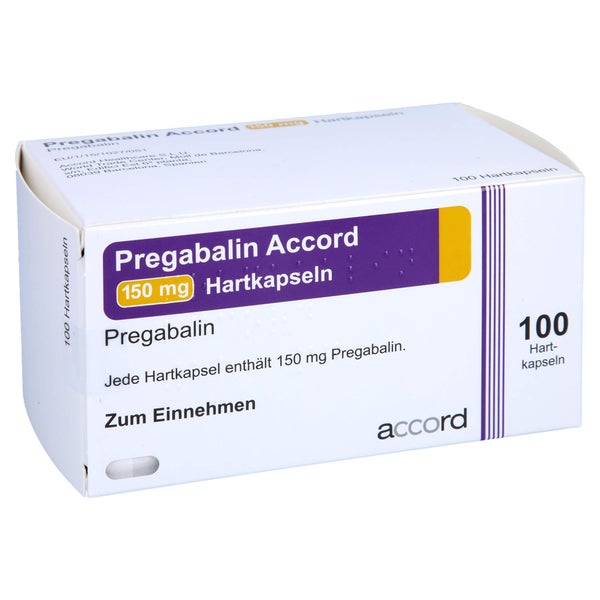 Pregabalin Accord 150 mg Hartkapseln 100 St