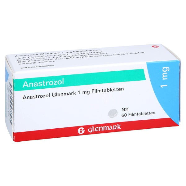 Anastrozol Glenmark 1 mg Filmtabletten 60 St