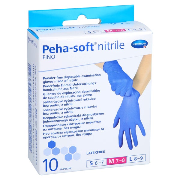 Peha-soft Nitrile fino Unt.Hands.unsteri 10 St