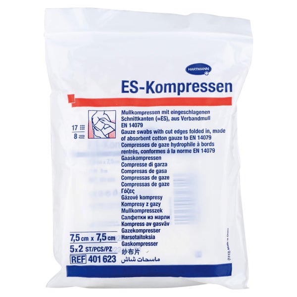 Es-kompressen Steril 10x10 cm 8fach 5X2 St