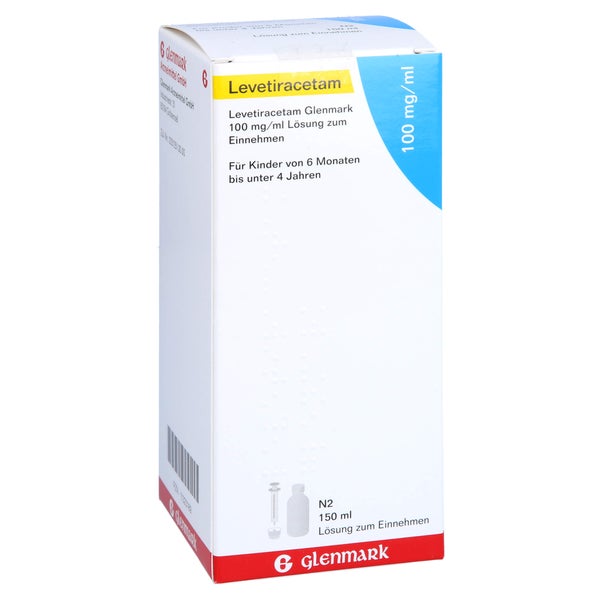 LEVETIRACETAM Glenmark 100 mg/ml LSE 3ml Dos.Spr. 150 ml