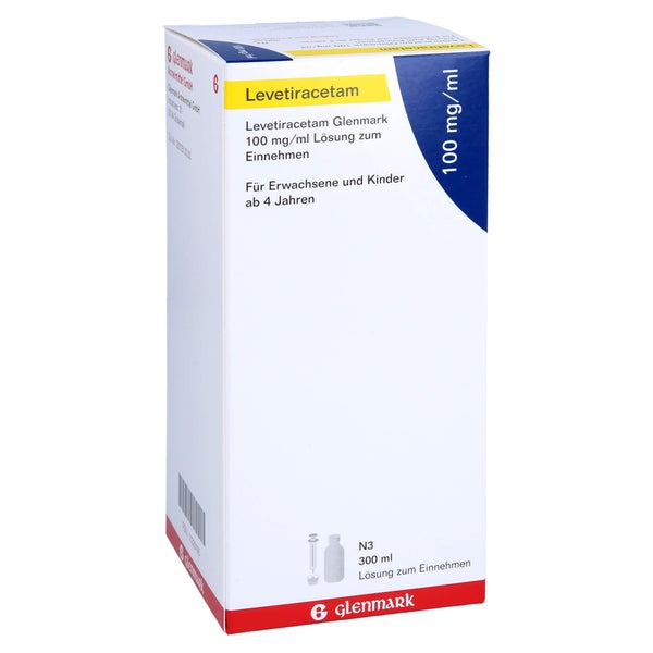 LEVETIRACETAM Glenmark 100 mg/ml LSE 10ml Dos.Spr. 300 ml