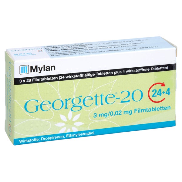 GEORGETTE-20 24+4 3 mg/0,02 mg Filmtabletten 84 St