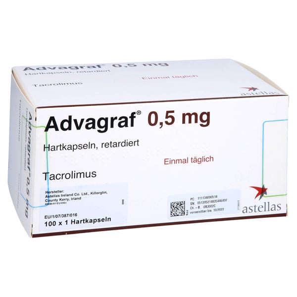Advagraf 0,5 mg Hartkapseln retardiert 100 St